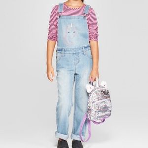 Cat & Jack Unicorn Overalls